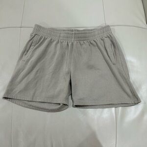 Fleece Shorts, Beige